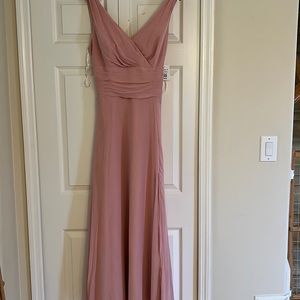 David’s bridal dress ballet pink